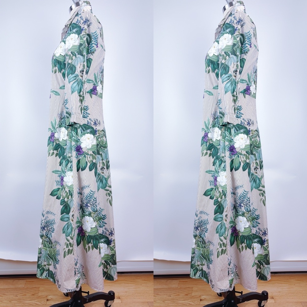 Zara Striped And Floral Print Tunic Shirt Dress
Size Large - Picture 5 of 11